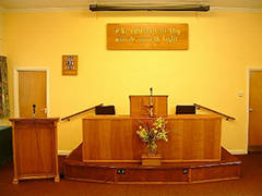 Interior - Christadelphian Hall, 12a Kenilworth Road